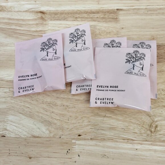 5 X Evelyn Rose by Crabtree & Evelyn 2ml Vial (Total 10ml) Women - Picture 1 of 4